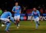 SSC Napoli v Chelsea FC - UEFA Champions League Round of 16 L'esultanza di Lavezzi e Cavani (Getty Images)