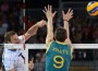 Italy's Michal Lasko spikes as Australia Michal Lasko (Getty Images)