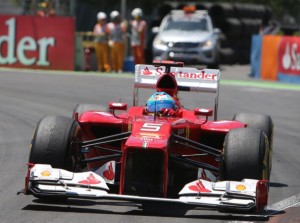 Ferrari's Spanish driver Fernando Alonso