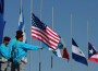 Beach Volleyball Le bandiere di alcuni degli Stati partecipanti ai Giochi Panamericani (Getty Images)